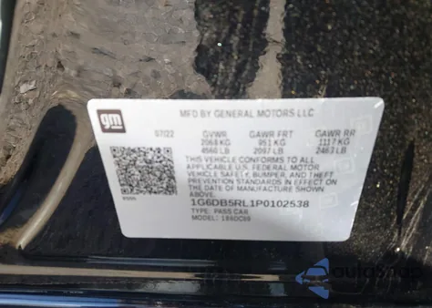 2023 Cadillac Ct4 Premium Luxury z USA, uszkodzony, nr VIN 1G6DB5RL1P0102538